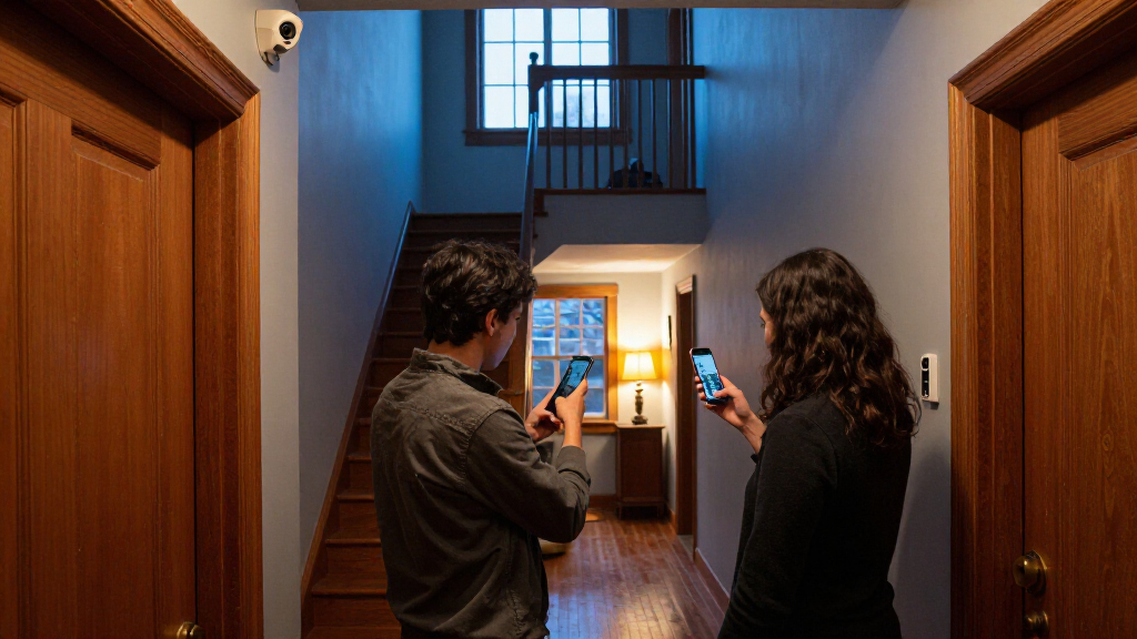 home security system for multi story homes
