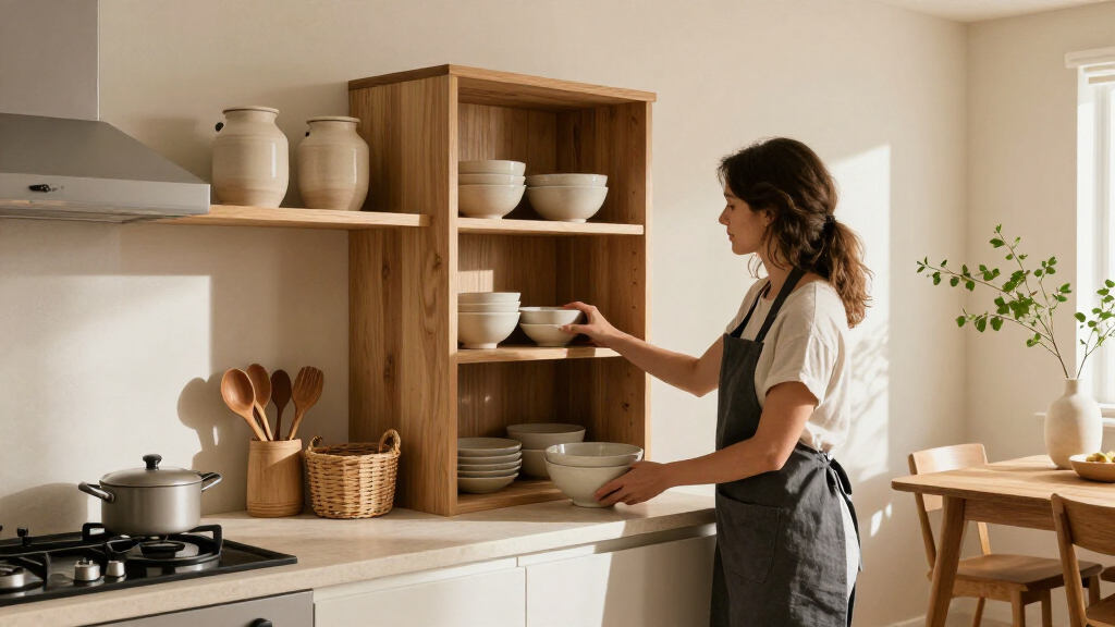 best Japandi kitchen storage solutions