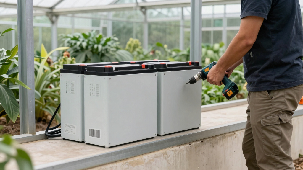 best battery backup systems for greenhouse fans