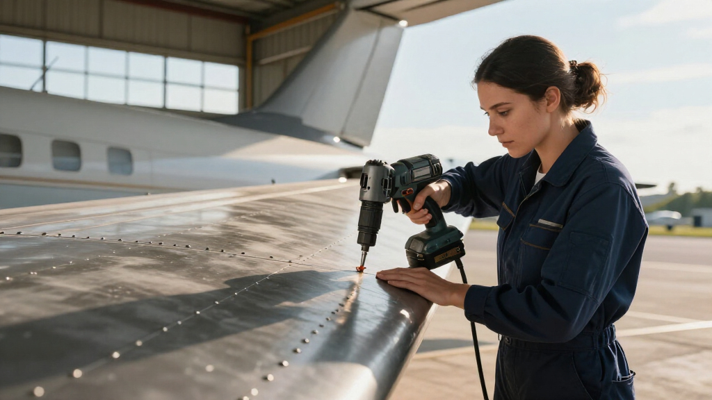 cordless rivet guns for aircraft
