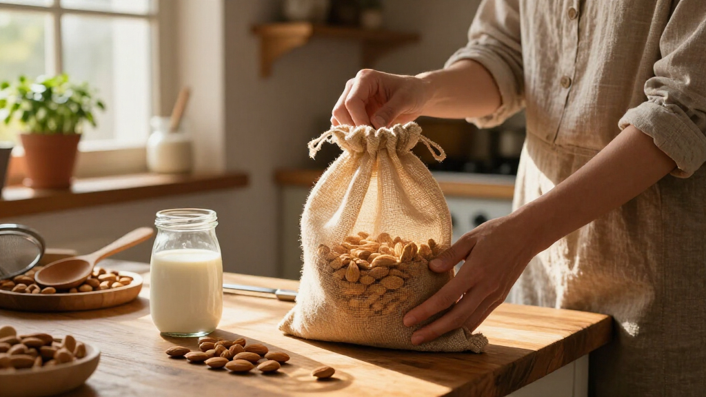 hemp cloth nut milk bags