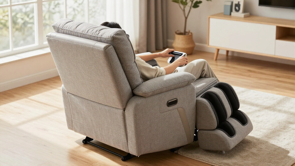 heat and massage recliner for post workout