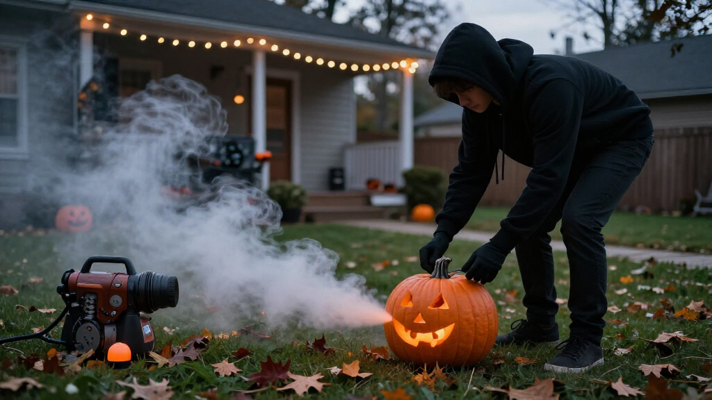 Halloween fog machines
