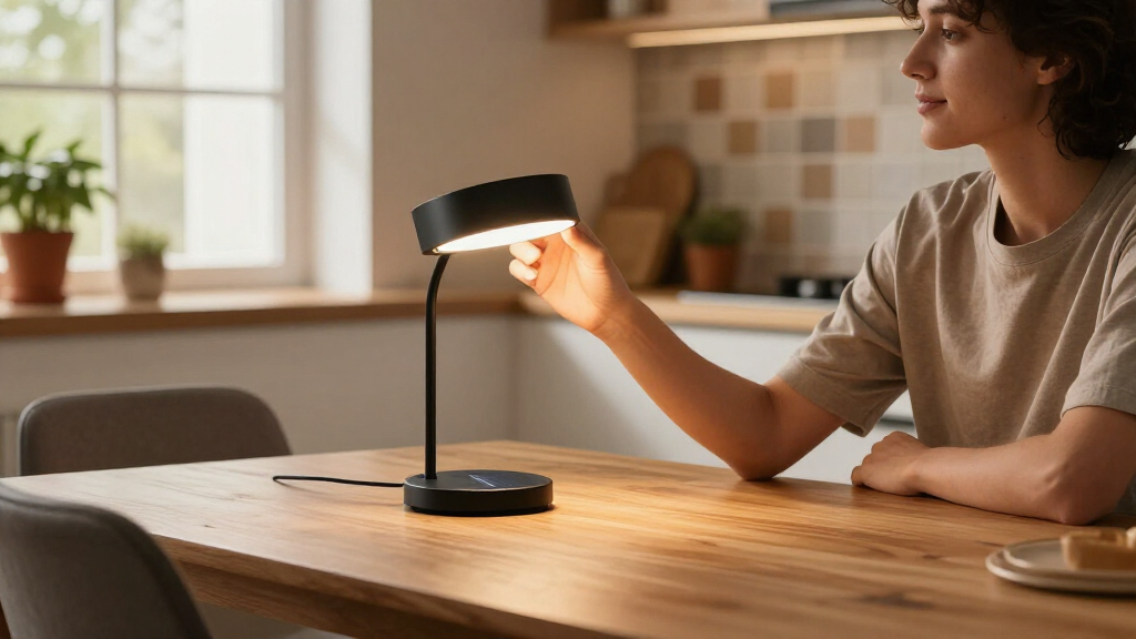 solar-powered desk lamps