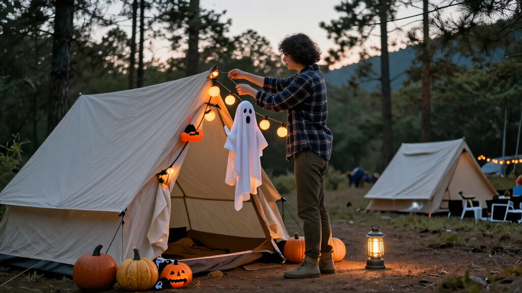 Halloween camping decorations