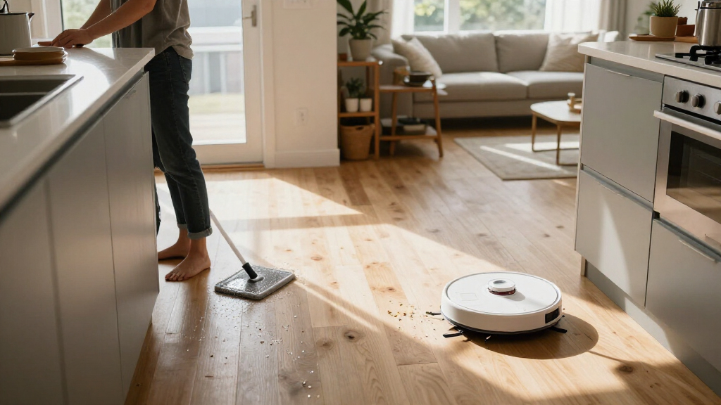robot vacuum mops