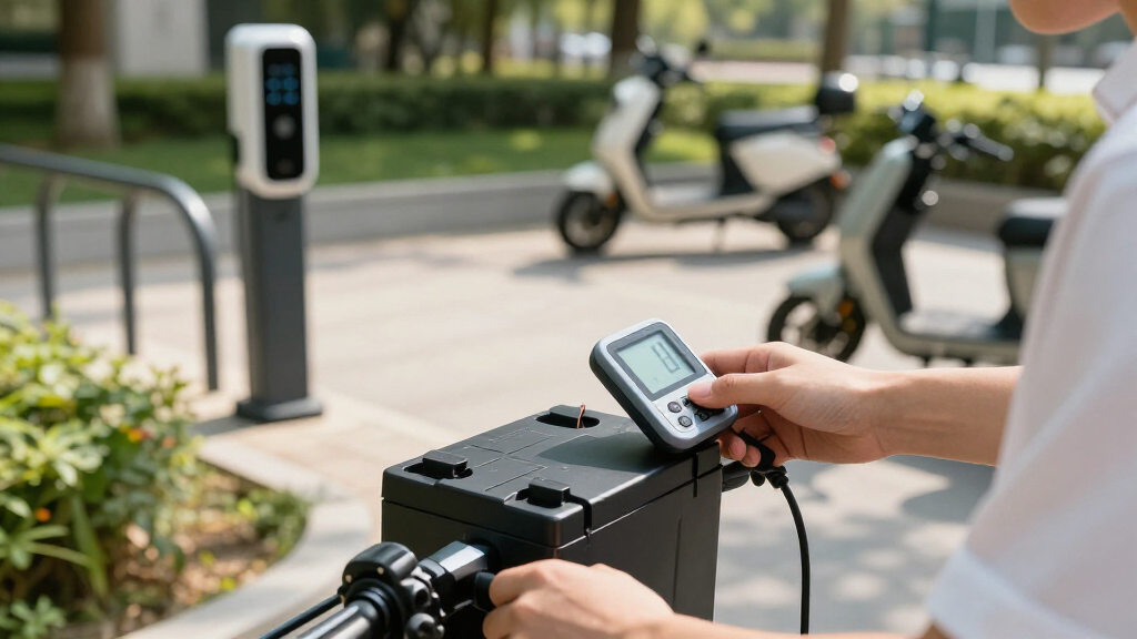 temperature monitor for battery charging safety