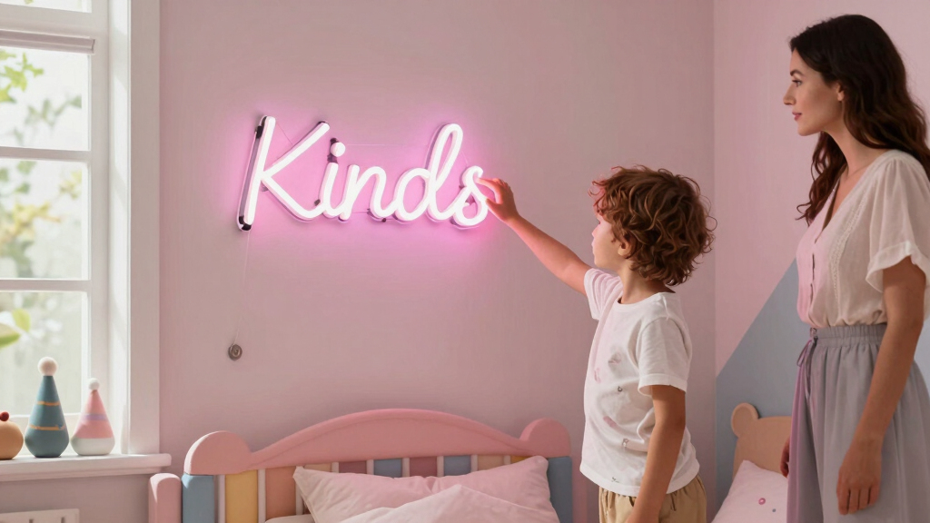 best personalized neon signs for kids room
