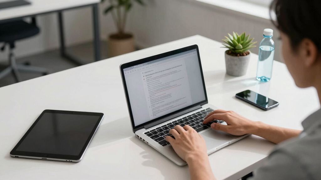 The four steps from input to published assets