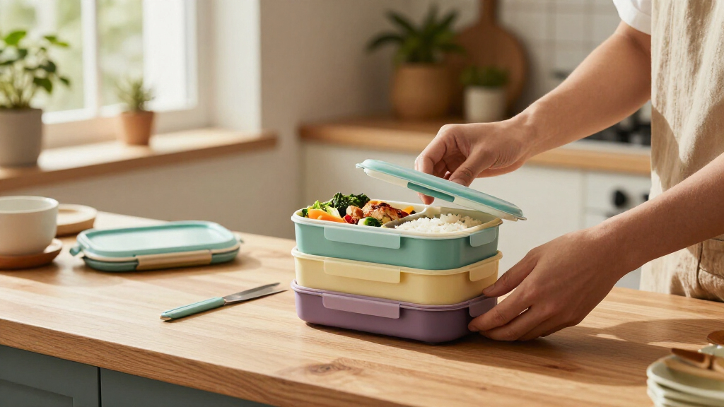 stackable bento lunch boxes