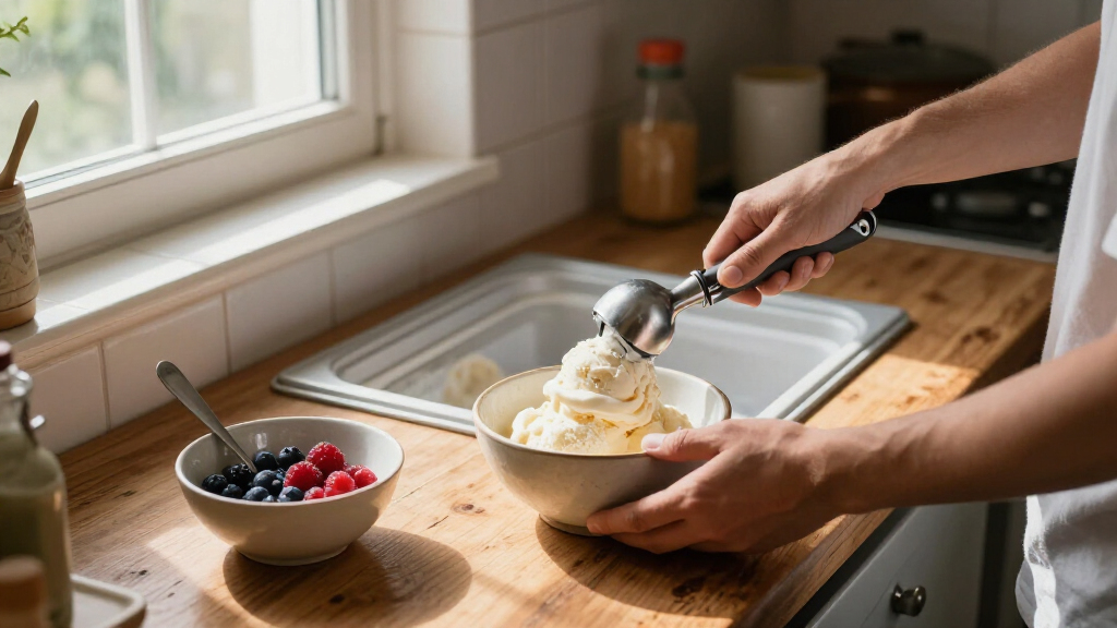 ice cream scoop with trigger