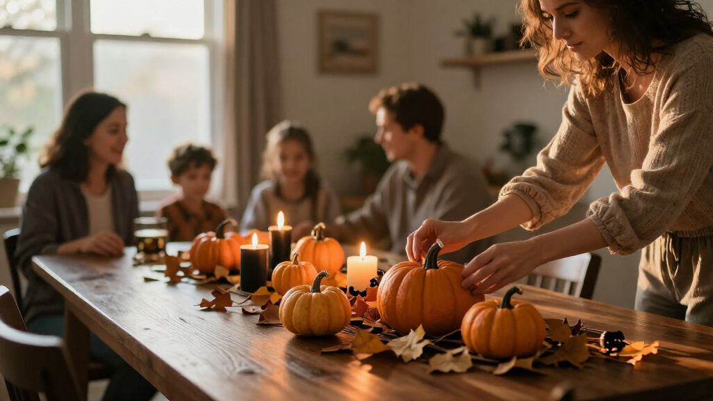 Halloween table centerpiece decorations