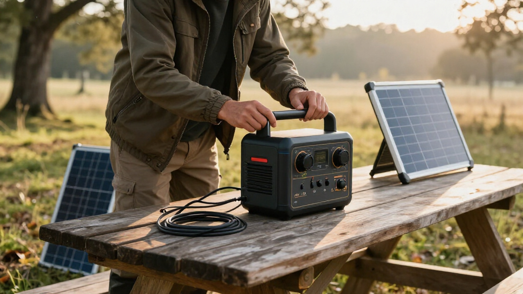 portable power station for outdoor ministry