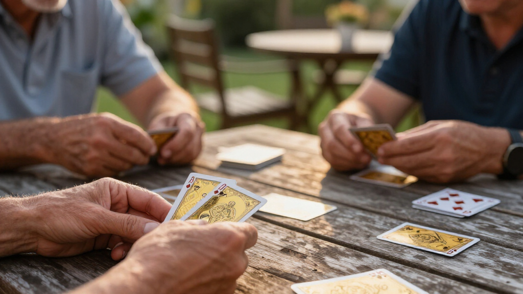goldthemed playing cards