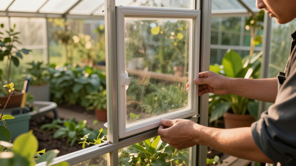 best greenhouse replacement vent window kit