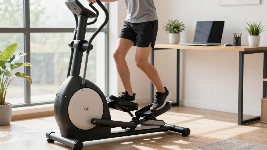 compact under-desk elliptical
