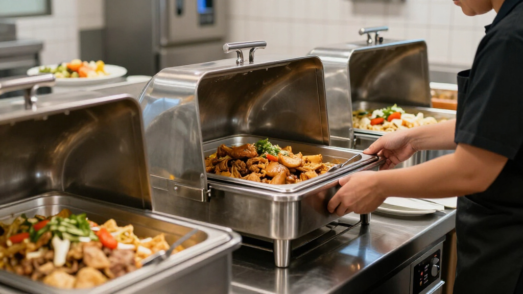 rated buffet server warming station