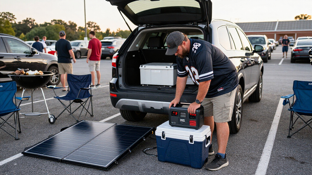 solar generator bundle for tailgating