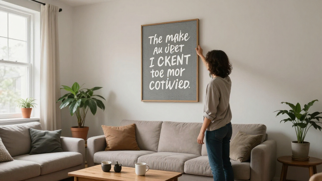 motivational quote wall art