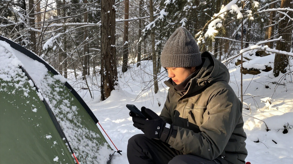satellite messenger for winter camping