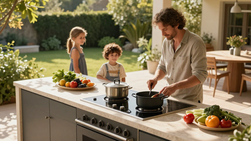 best slide in induction range for families
