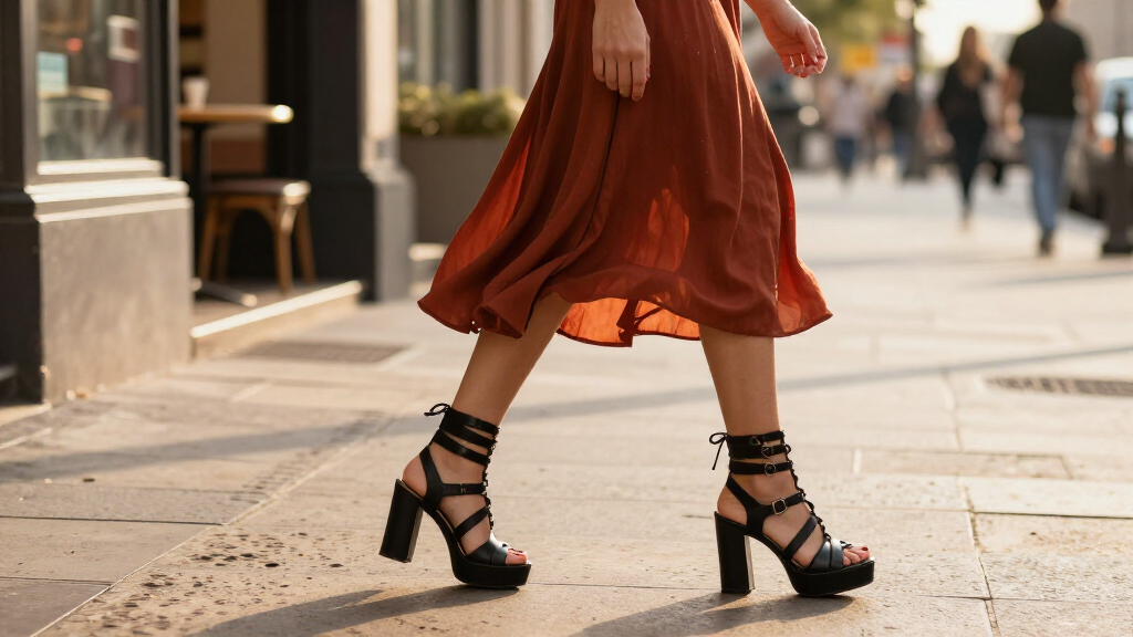 best gladiator platform heels