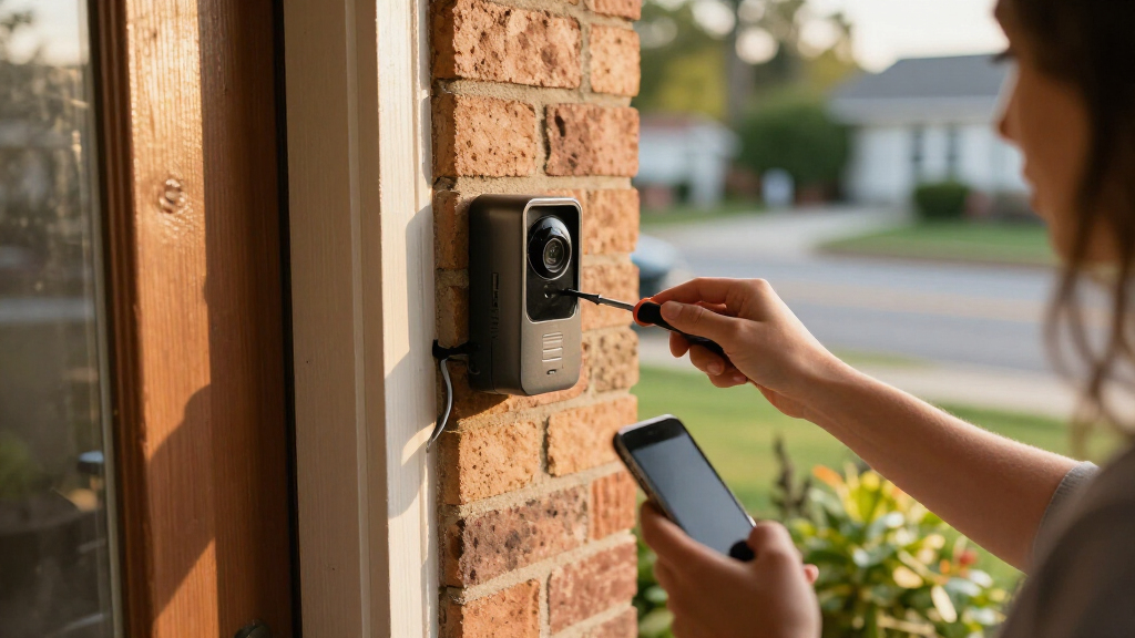 4k doorbell camera wired