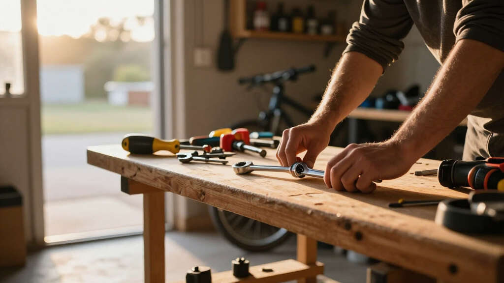 rolling workbench for garage