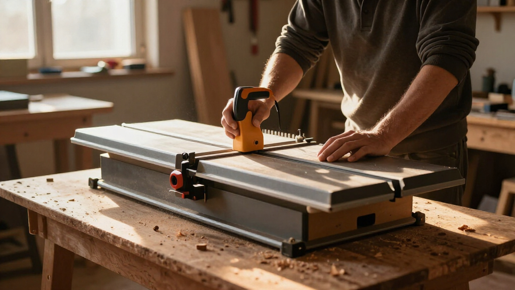 jobsite table saw with stand