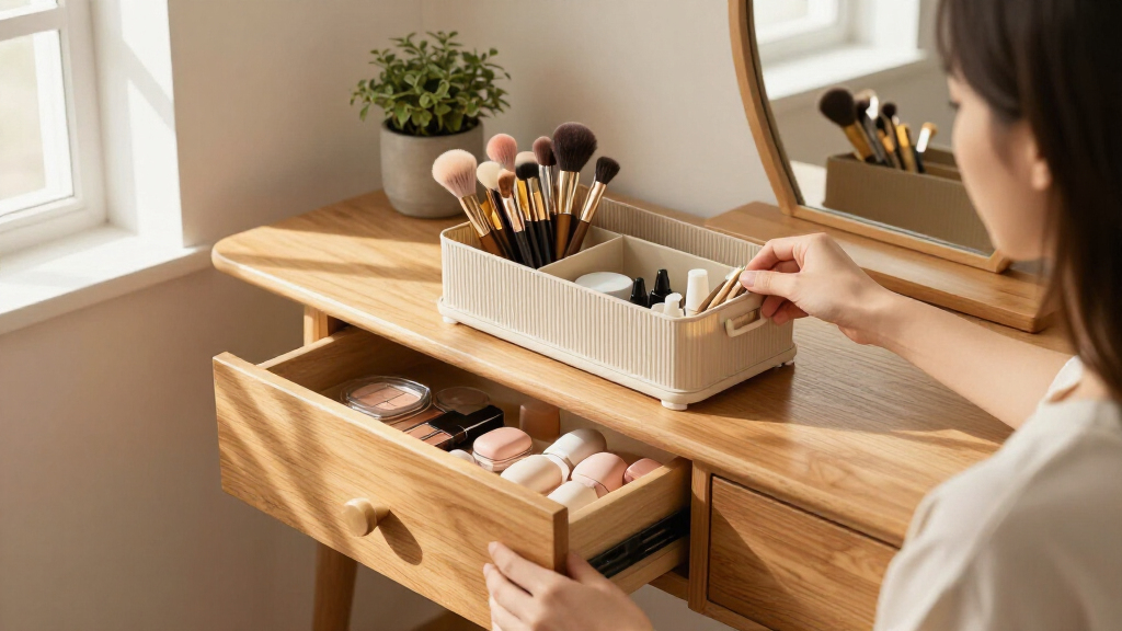 best rolling makeup organizers for small spaces