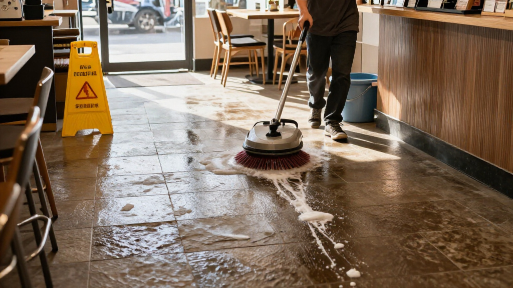 hard floor scrubber machines