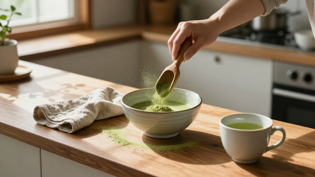 matcha tea powder