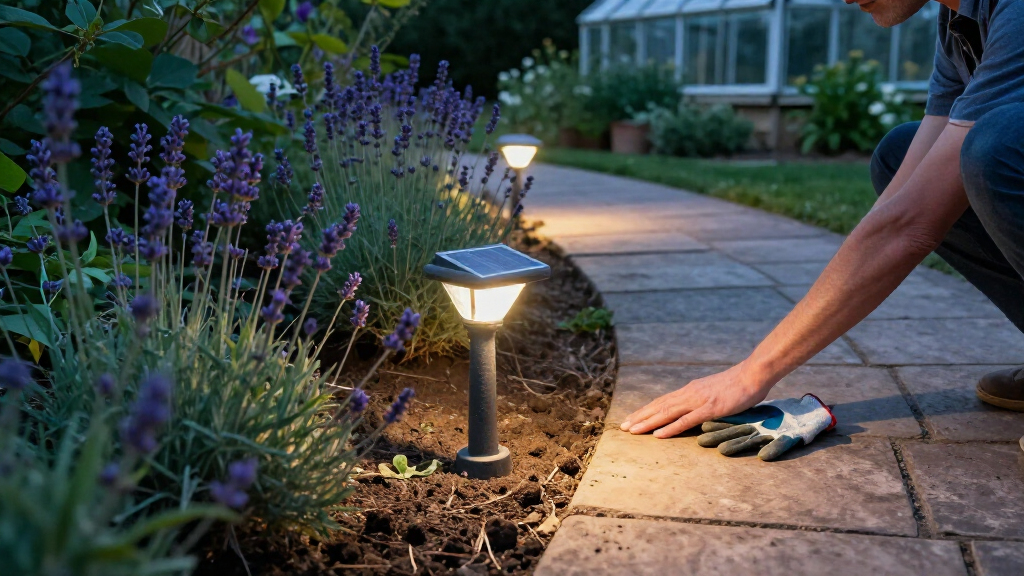 solar garden pathway lights