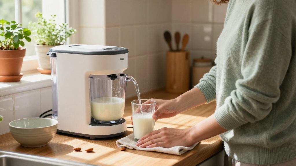 nut milk machines with selfclean cycles