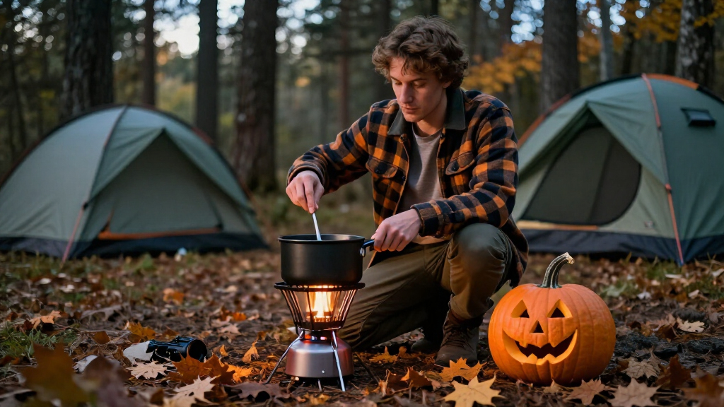 Halloween camping cookware