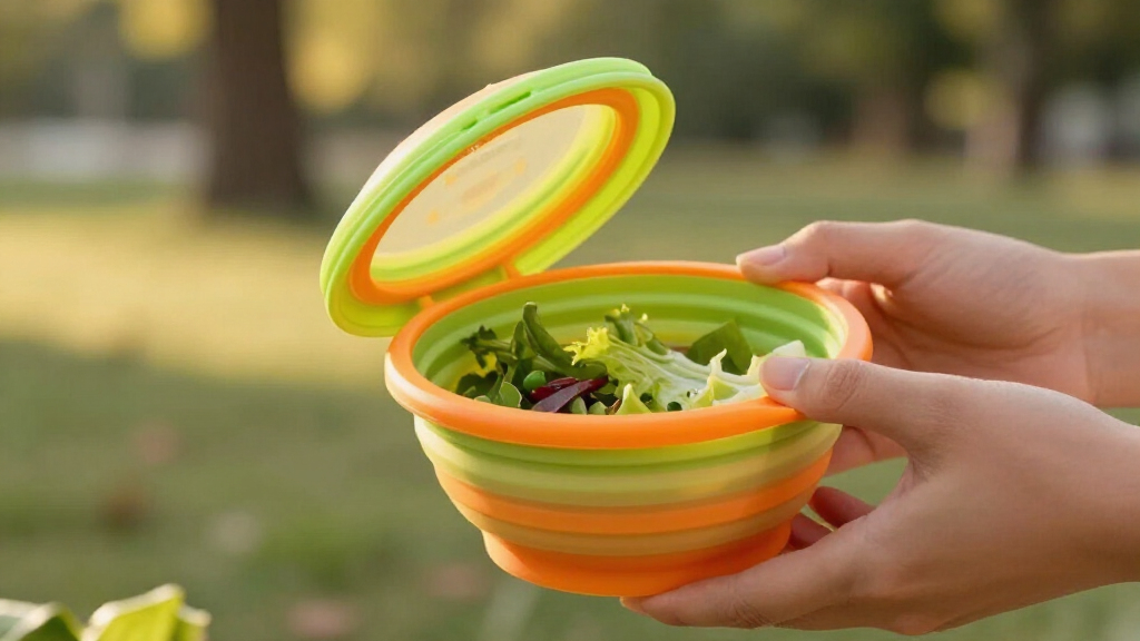 collapsible silicone meal bowls
