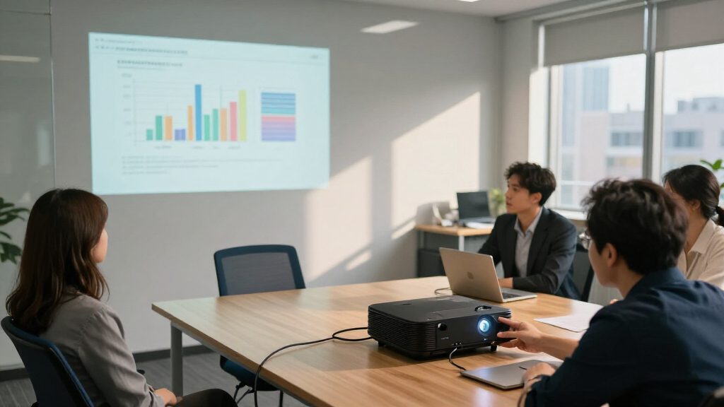 business projector for office presentations
