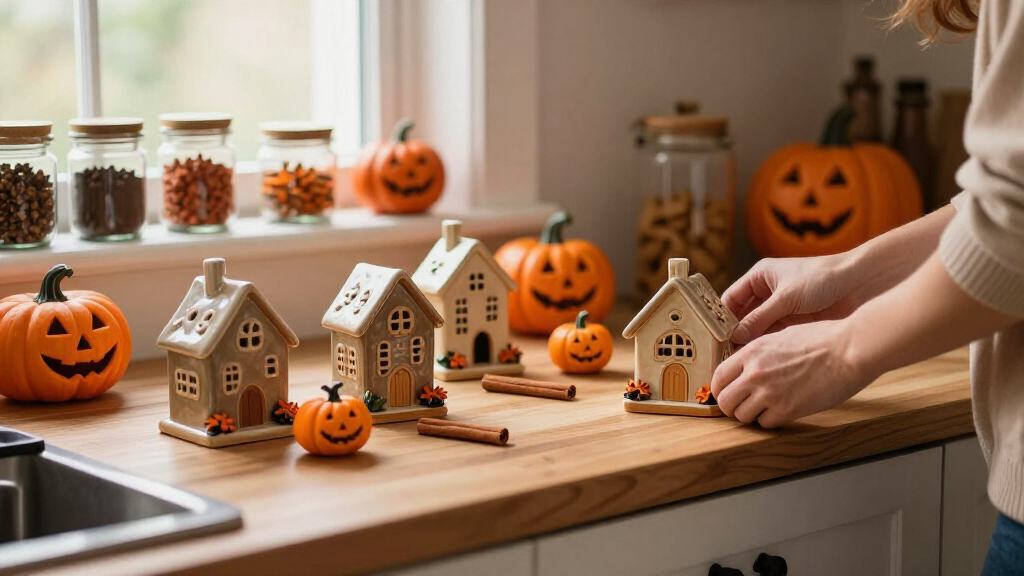 best Halloween spice village decorations