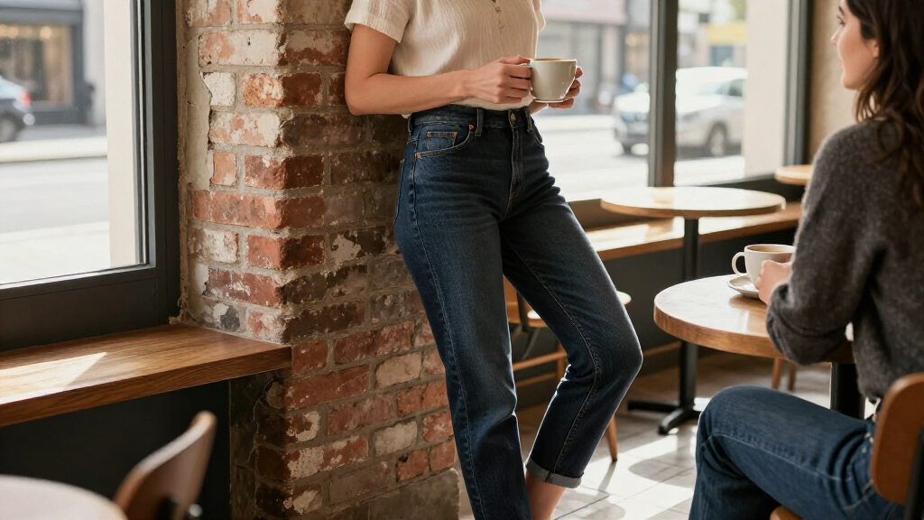 best knit denim jeans
