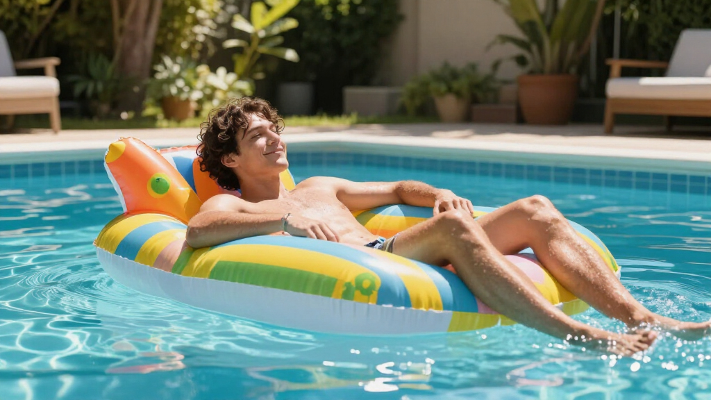 inflatable pool floats
