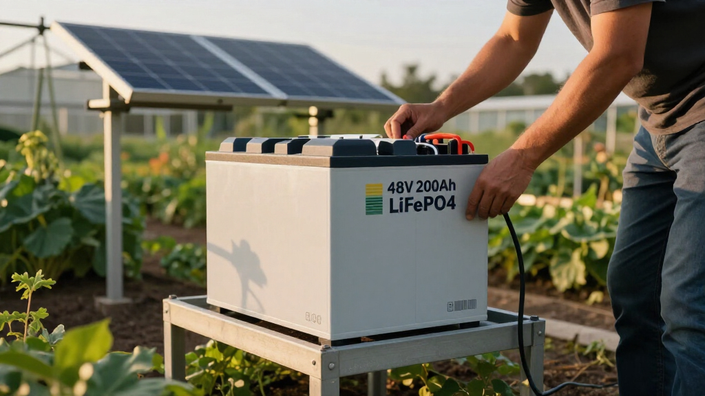 lifepo4 battery 48v 200ah for solar
