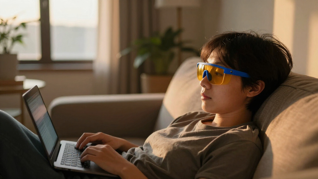 blue light blocking glasses night