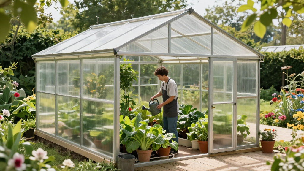 freestanding greenhouse kit