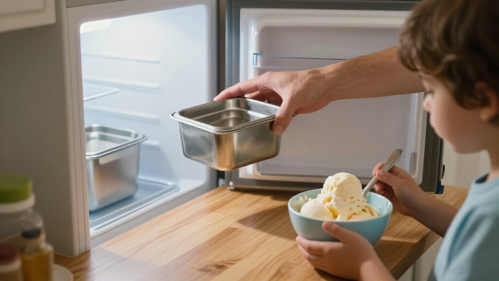 ice cream storage containers
