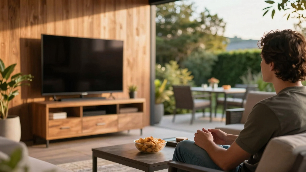 best partial sun outdoor tv for patio sports viewing