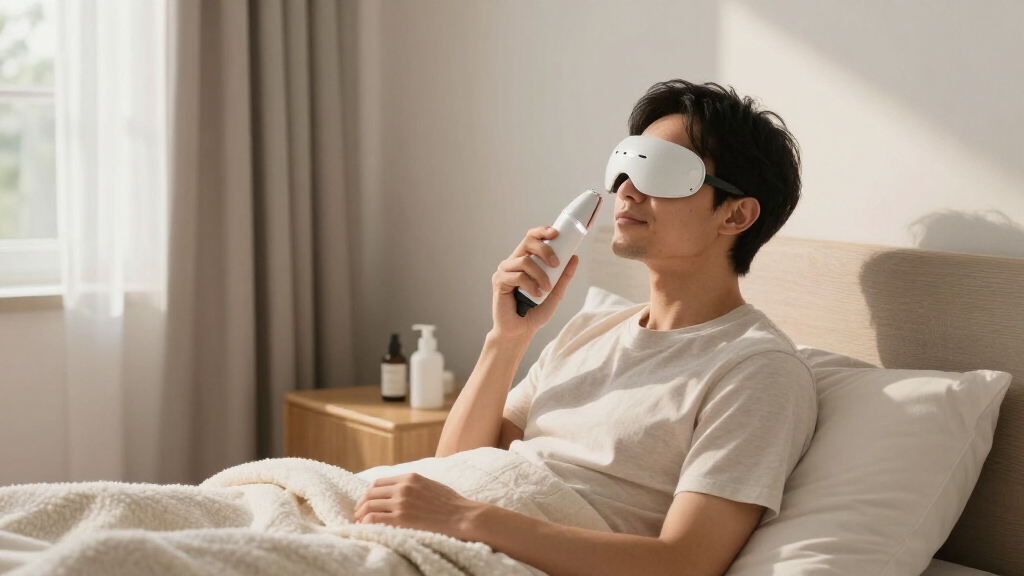 led therapy device for dry skin