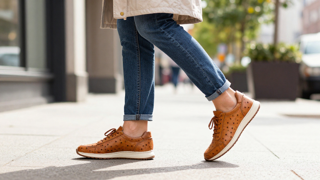 best ostrich leather sneakers