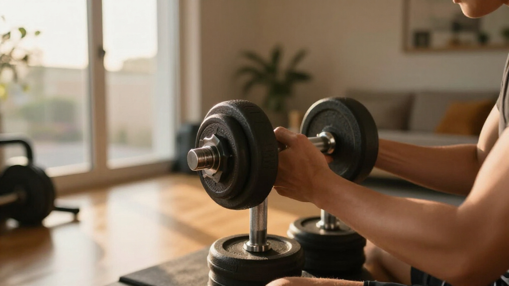 adjustable dumbbell sets