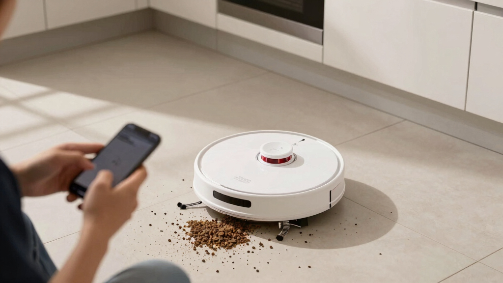 best robot vacuum mop combo for cat litter tracking