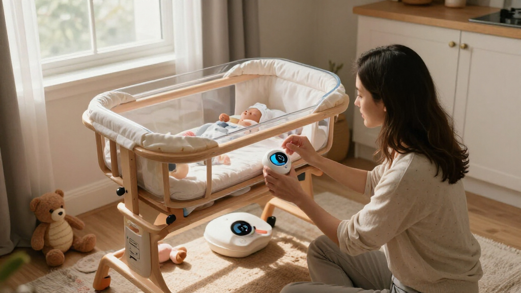 auto rocking bassinets with cry detection